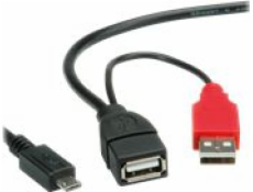 Roline USB kábel 1 m čierny (19/08/1009)