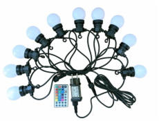LED girlanda bublina Domoletti BDG50-10-5T, 5 m, 10, rgb