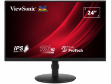 ViewSonic VA2408-HDJ / 23,8 / IPS/ 16:9/ 1920x1080/ 5ms/ 100Hz/ 250cd/m2/ HDMI / VGA / DP / výšk. nast.
