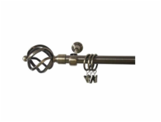 Jednoduchá rímsa kompl. Domoletti F512005, 180 cm, O 19 mm
