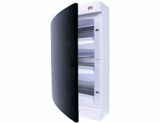 ECT36PT-S PLASTOVÝ SPÍNAČ NT 36M 3X 12M N+PE IP40 IK07 526X287X112 DYMOVÉ DVIERKA BIELA DIDO
