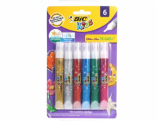 Tekuté lepidlo Bic Kids metalické, lesklé, 63 g, 6 ks