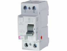 Relé odvodu prúdu EFI6-P2 (25 A, 6 kA, 30 mA AC, 2P)