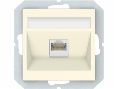 Počítačová zásuvka VILMA QR1000, barva slonová kost