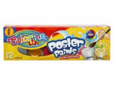 Gvaš COLORINO 13239PTR/1, 12 farieb