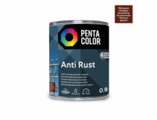 Emailová farba Pentacolor Anti Rust, pololesklá, 0,9 l, mahagón
