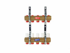 Rozdeľovač podlahového kúrenia, 3-kruhový, 1&quot; x 3&quot; EUROKONUS