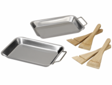 Landmann Barbecue Grill Pans 2-Pack Stainless Steel