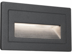 Fasádne svietidlo 230V OWŚ Long 4W IP44 3000K 103 x 62 mm Hliník