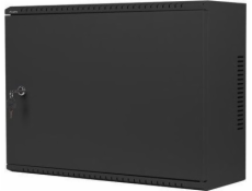 Skříň Lanberg Závěsná racková instalační skříň 19 palců 4u+3u 540x200 nízkoprofilová (složená) černá