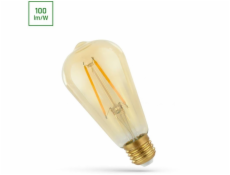ŽIAROVKA LED E27 ST58 4,9 W 2400K 490LM AMB