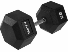 Pogumovaná činka HMS Hex Pro 1 x 50 kg