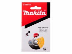Řezný kotouč na kov Makita 76 x 1,0 x 10 mm D-74815 5 ks