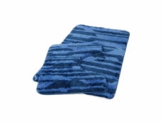 SADA KOUPELNOVÝCH KOBERCŮ  MA3273F-2 , 2 KUSY, MODRÁ