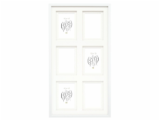 Deknudt S65KK1 white 6x10x15 Wood Gallery double Passepartout