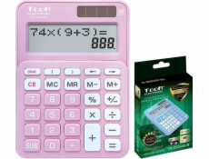 Elektronická kalkulačka Toor Dvouřádková kalkulačka s 10 položkami TR-1223DB-P TOOR