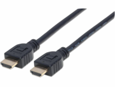 Manhattan HDMI - HDMI kabel 3m černý (353946)