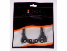 Libox USB-A - microUSB USB kabel 1 m černý (LB0067C)