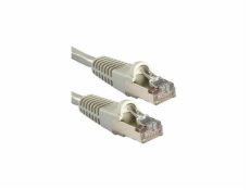 Lindy Patchcord Cat6A, S/FTP, 5m, šedý (47136)