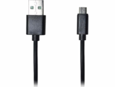 Msonic USB-A - microUSB kabel 1 m černý (MLU532)