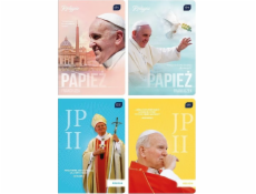 Interprint Notebook A5/32K UV Religion JPII/Franciszek (10 ks)