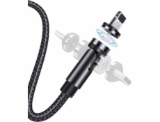 Usams USB-A – Lightning kabel 1 m černý (109577)