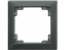 Karlik Frame Deco Soft, univerzální, jednoduchý, vyrobený z grafitově matného plastu (28DRSO-1)
