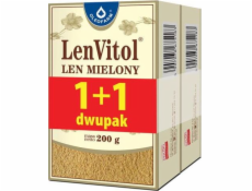 Oleofarm Mletý len LenVitol 1 + 1 dvoubalení 200 + 200 g Oleofarm