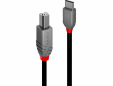 Lindy USB-C – USB-B kabel USB 2 m černý (36942)