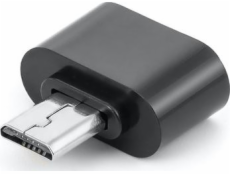 USB adaptér microUSB – USB černý (26856)