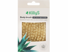 KILLYS_Body Brush tělový kartáč s přírodními štětinami z agáve