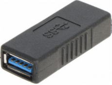 USB adaptér USB – USB černý (USB3.0-GG)