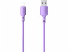 Somostel USB-A – Lightning kabel 1,2 m fialový (SMS-BP06 USB – Lightning Purple)