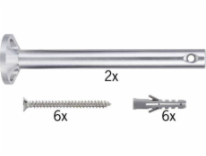 Paulmann Kabelový systém stropní podpěra 1 pár, chrom, průměr 16mm