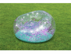 Nafukovacie kreslo Bestway Glitter Dream, 114 x 112 cm