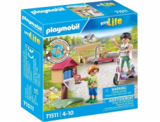 PLAYMOBIL 71511 City Life Výměna knih pro knihomoly, stavební hračky