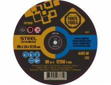 Rezný kotúč na kov FORTE TOOLS 125X1,6X22