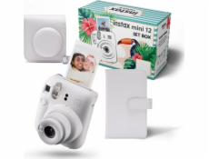 FujiFilm Instax Mini 12 BIG Bundle, Clay White