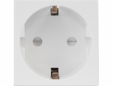 Zásuvka typu F (německá) pasuje na rámy MCE719W z bílého skla