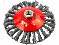 Kotúčová kefa 125mm * lankový drôt M14 SILVER