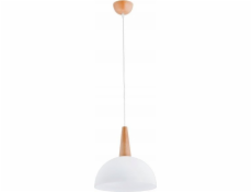 Alfa závěsná lampa Alfa Anja 9626 závěsná lampa 1x60W E27 bílá/dřevo