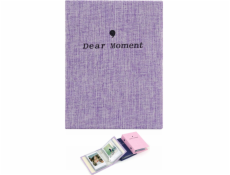 Kapesní album / Mini / Na 36 fotografií Pro Instax Mini 7 8 9 11 90 / Kodak / Fujifilm / Purple