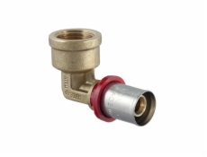Lisované koleno TDM Brass Art 1670, 18 mm x 1&quot;