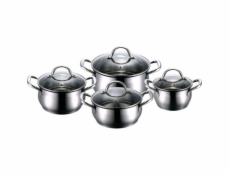 BERGNER Sada nádobí nerez 8 ks Gourmet BG-6523