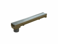 Drenážní žlab s trubkou O 110 mm Stora Drain Home, 1 m