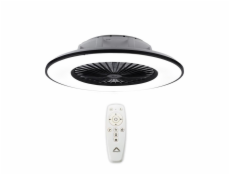 Lampa s ventilátorom Domoletti Frost DT1070C čierna