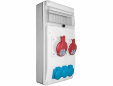 Modulárny panel R-BOX B.SLIM-10S-7BR-S, 10 mod. 16/32A IP44