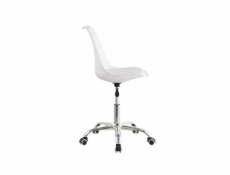 Kancelárska stolička DR-N18-1012, 55 x 49 x 82 - 95 cm, biela