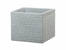 Hrniec Scheurich Stony Grey, plast, O 38 cm, sivý