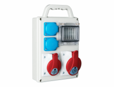 Modulárny panel R-BOX B.SLIM-4S-2-S, 4 mod., 16A/32A IP44